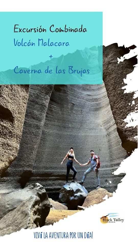 Excursión Combinada Volcán Malacara + Caverna de Las Brujas